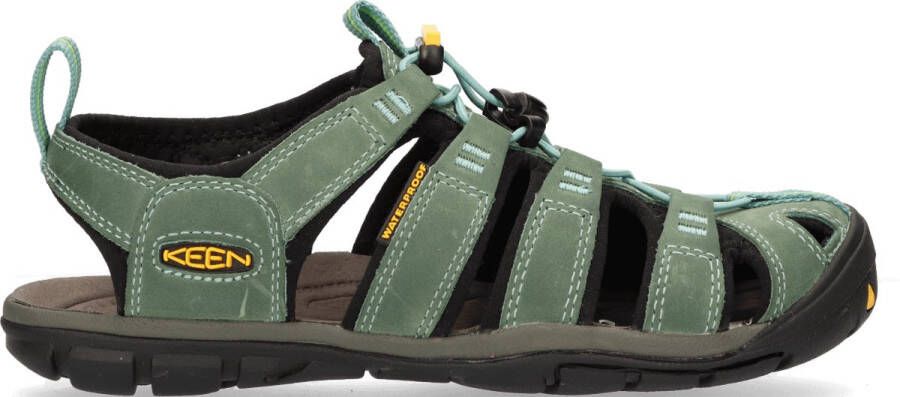 Keen Clearwater Dames Wandelsandalen Mineral Blue Yellow Aqua Leer K1014371