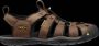 Keen Clearwater Heren Wandelsandalen Dark Earth Black Bruin Leer K1013106 - Thumbnail 1