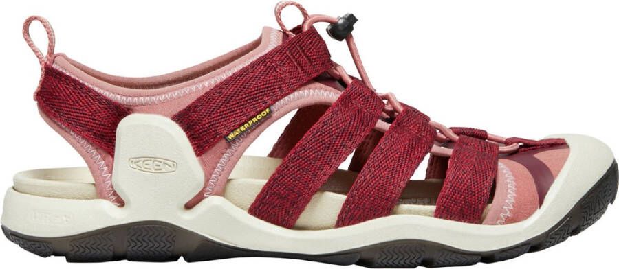 Keen CNX II Dames Water Sandalen Red Dahlia Andorra Bordeaux Polyester K1024975