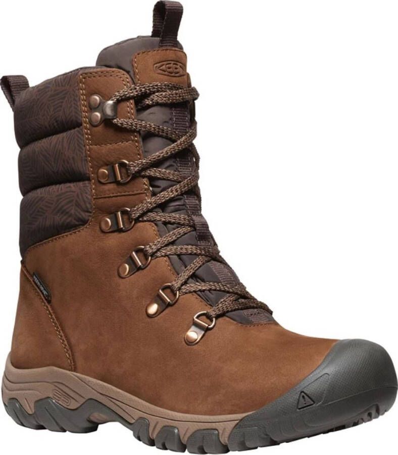 Keen Dames leren laarzen wmns greta boot wp bison java brown