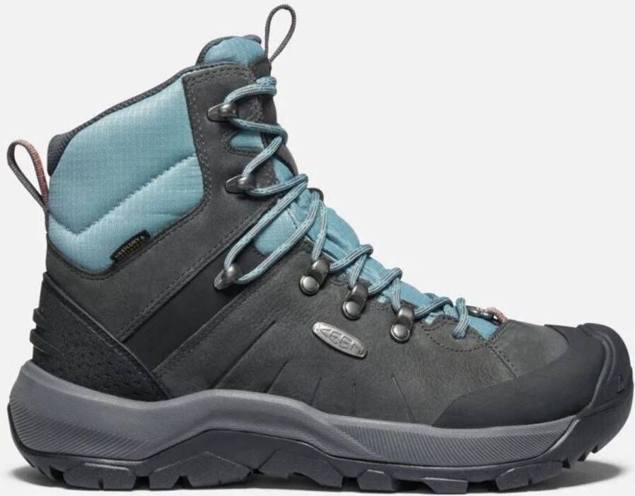 Keen Dames leren schoenen wmns revel iv mid polar magnet noord -atlant grijsblauw