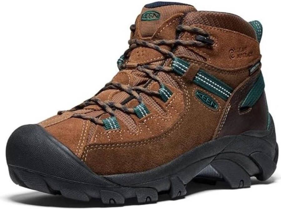 Keen Dames leren schoenen wmns targhee ii mid wp verlaat geen trace bruin