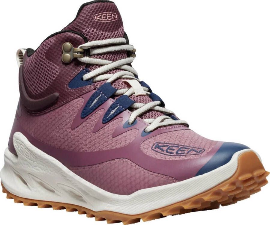 Keen Dames leren schoenen wmns zionic mid wp nostalgia rose peach parfai rood