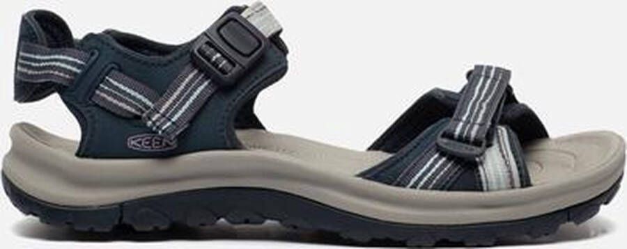 Keen Dames Terradora II Open Toe Navy Light Blue Sandaal