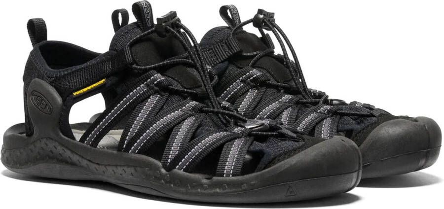 Keen Drift Creek H2 Heren Outdoor Sandalen Black Black Zwart Polyester