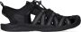 Keen Drift Creek H2 Heren Outdoor Sandalen Black Black Zwart Polyester K1026122 - Thumbnail 1