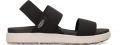Keen Elle Backstrap Dames Sandalen Black Zwart Gerecyclede PET flessen K1022620 - Zwart