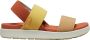 Keen Elle Backstrap Dames Sandalen Fossil Orange Silver Birch Oranje Gerecyclede PET flessen K1026041 - Thumbnail 1