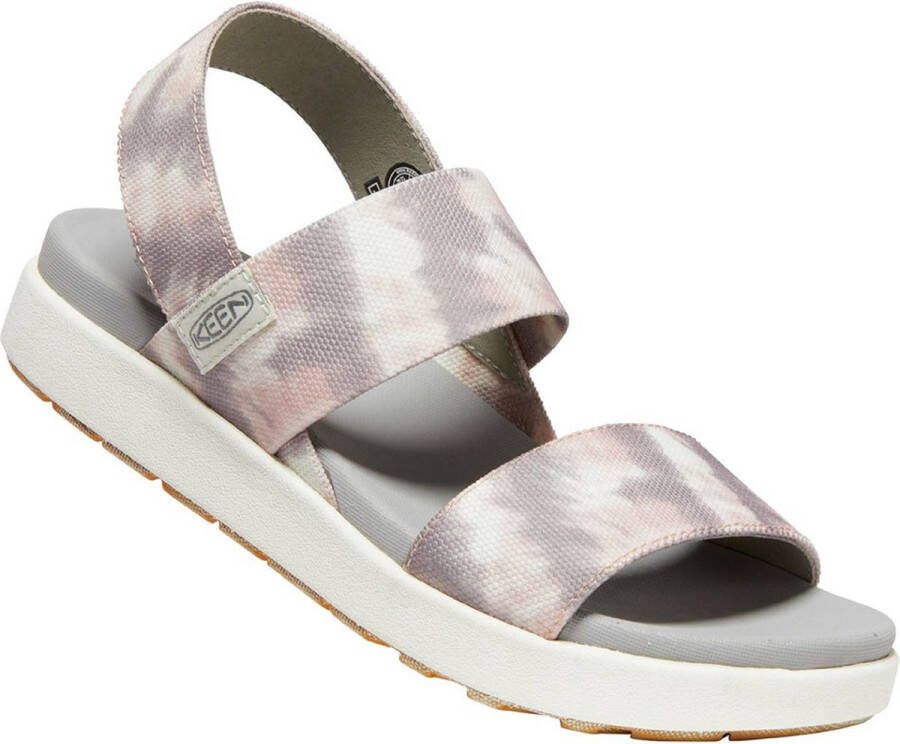 Keen Elle Backstrap Sandalen Zilver 1 2 Vrouw