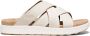 Keen Elle Mixed Slide Dames Slippers Birch Star White - Thumbnail 1
