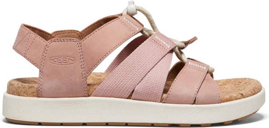 Keen Elle Mixed Strap Dames Sandalen Fawn Birch