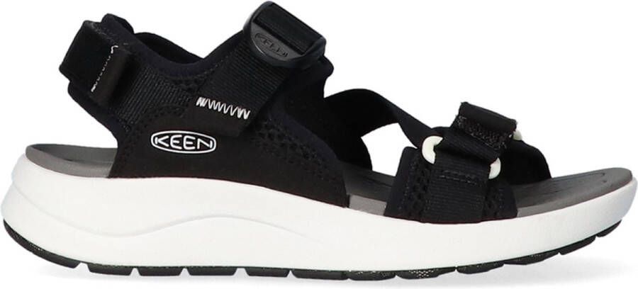 Keen Elle Sport Backstrap Dames Sandalen Black Steel Grey