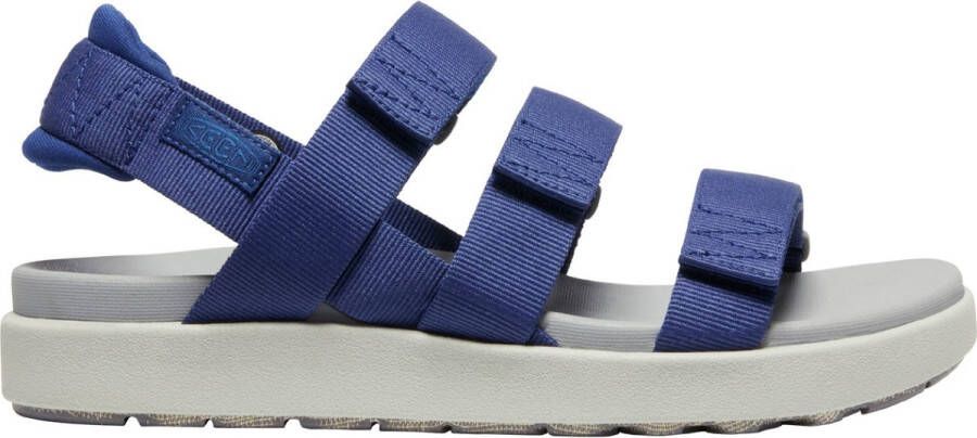 Keen Elle Strappy Dames Sandalen Blue Depths Bright Cobalt Blauw Gerecyclede PET flessen