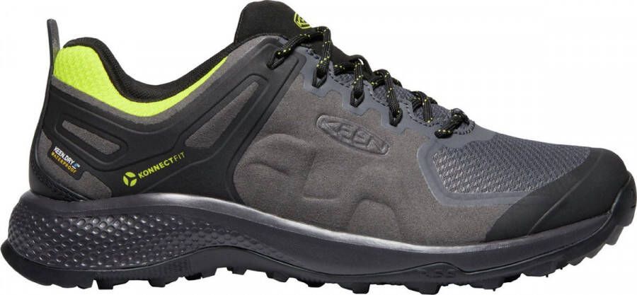 Keen Explore Heren Wandelschoenen Magnet Bright Yellow Grijs Mesh K1022131 - Foto 2