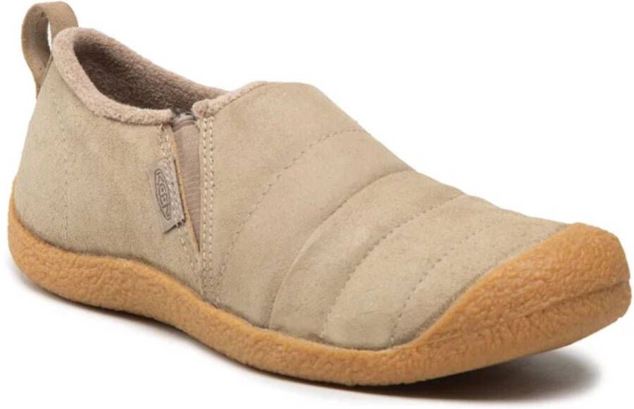 Keen Heren leren schoenen men howser harvest beige