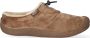 Keen Howser III Slide Dames Slip-On Dark Earth Velour Bruin Gerecyclede PET flessen K1026649 - Thumbnail 1