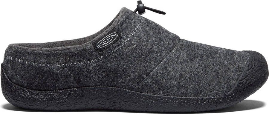 Keen Howser III Slide Heren Instappers Vilt Charcoal Grey Felt Black