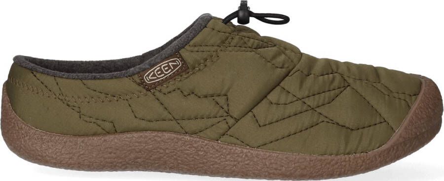 Keen Howser III Slide Heren Slip-On Canteen Plaza Taupe Groen Gerecyclede PET flessen