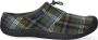 Keen Howser III Slide Heren Slip-On Green Plaid Black Groen Gerecyclede PET flessen K1026656 - Thumbnail 3