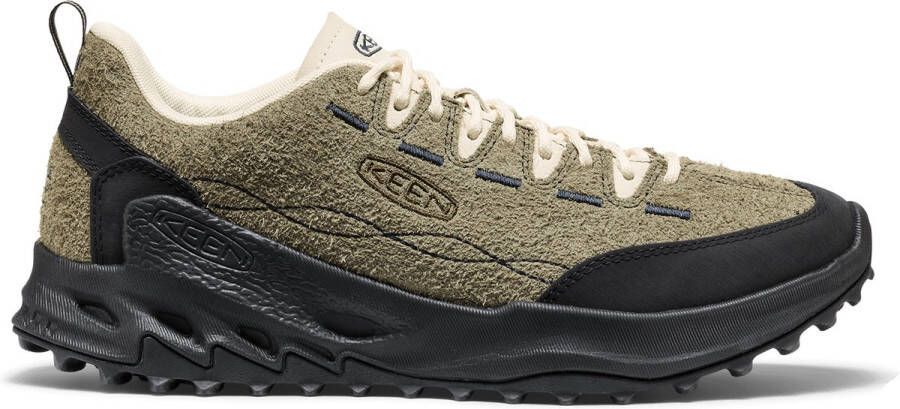 Keen Jasper Zionic Heren Sneakers Suede Dark Olive Birch