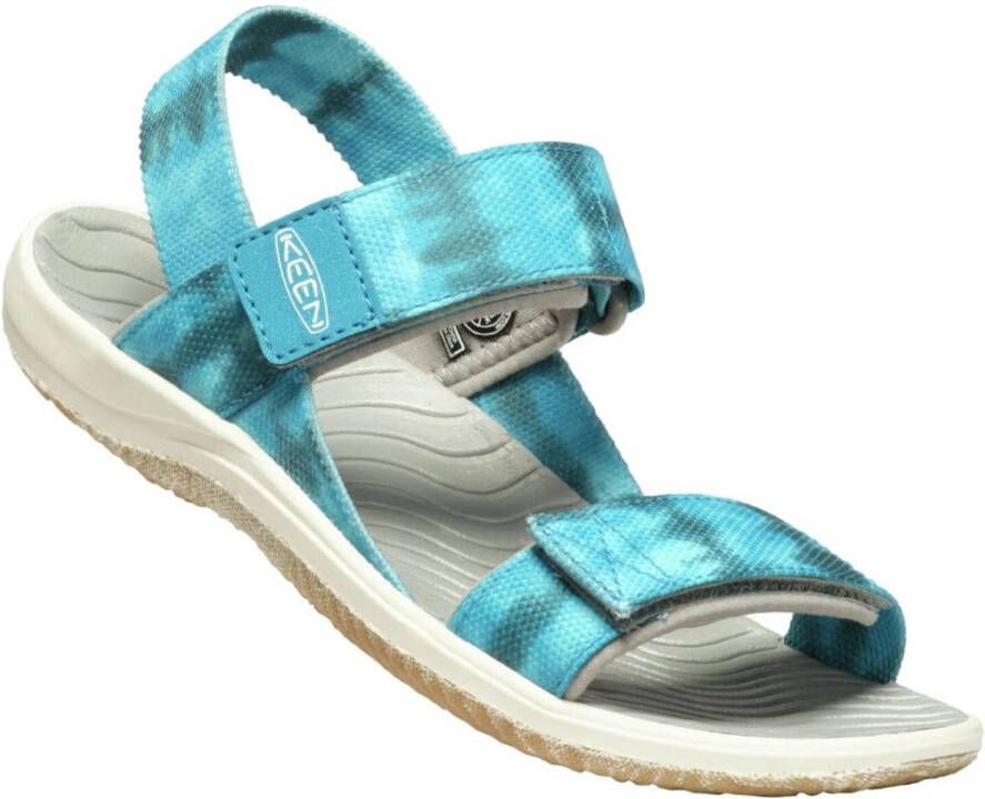 Keen jr elle backstrap sea mosse-fjord blue children's sandals - Foto 1