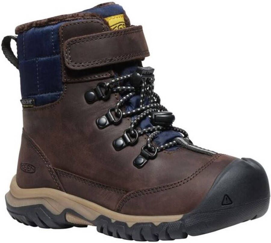 Keen jr kanibou wp java naval academy leren kinderschoenen bruin