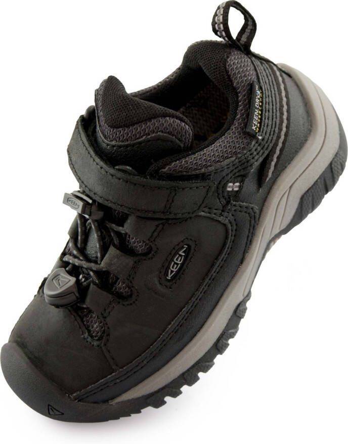 Keen jr targhee low wp zwart staalgrijs zwart