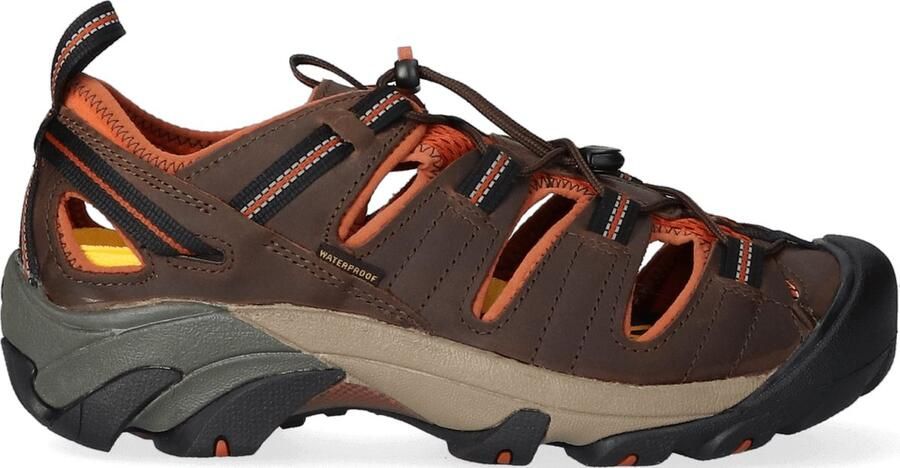Keen Arroyo II Heren Wandelschoenen Black Olive Bombay Brown Groen Leer K1008419