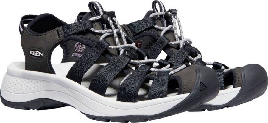 Keen Astoria West Dames Wandelsandalen Black Grey Zwart Gerecyclede PET flessen K1023594 - Foto 2