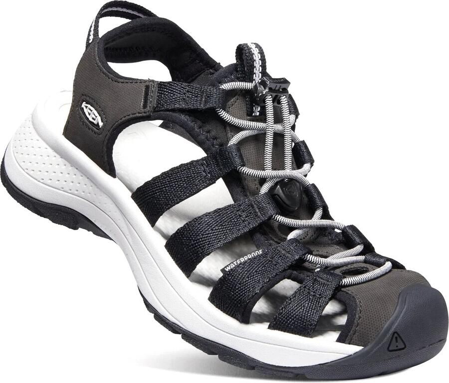 Keen Astoria West Dames Wandelsandalen Black Grey Zwart Gerecyclede PET flessen K1023594 - Foto 6