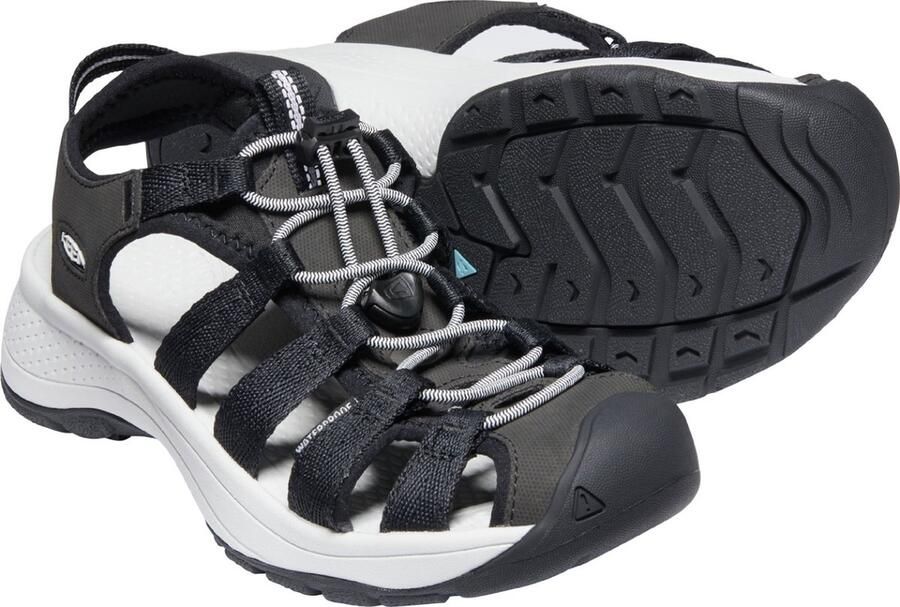 Keen Astoria West Dames Wandelsandalen Black Grey Zwart Gerecyclede PET flessen K1023594 - Foto 8