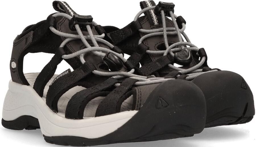 Keen Astoria West Dames Wandelsandalen Black Grey Zwart Gerecyclede PET flessen K1023594 - Foto 9