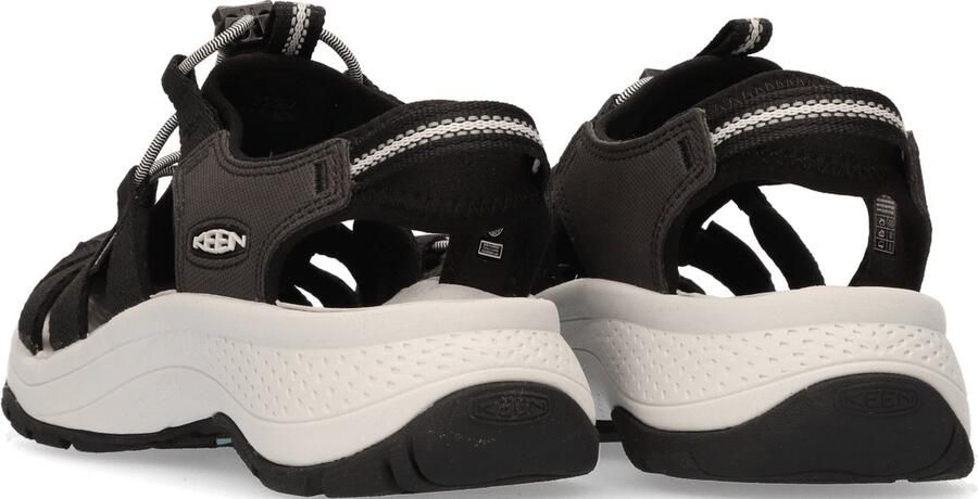 Keen Astoria West Dames Wandelsandalen Black Grey Zwart Gerecyclede PET flessen K1023594 - Foto 10