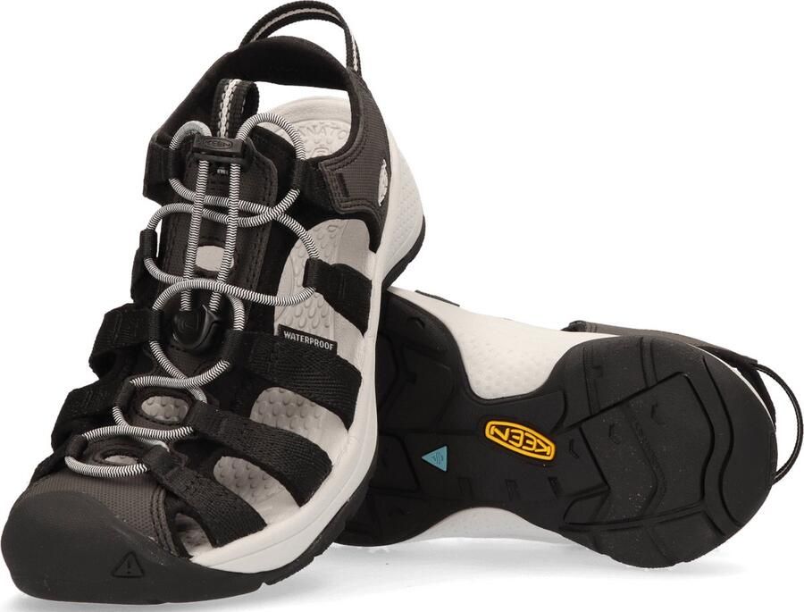 Keen Astoria West Dames Wandelsandalen Black Grey Zwart Gerecyclede PET flessen K1023594 - Foto 7
