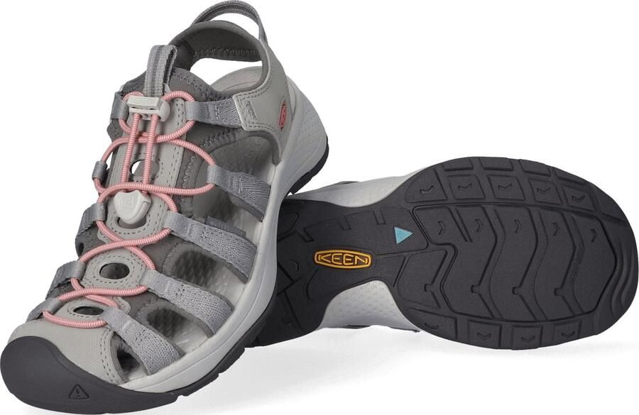 Keen Astoria West Dames Wandelsandalen Grey Coral Grijs Gerecyclede PET flessen - Foto 4