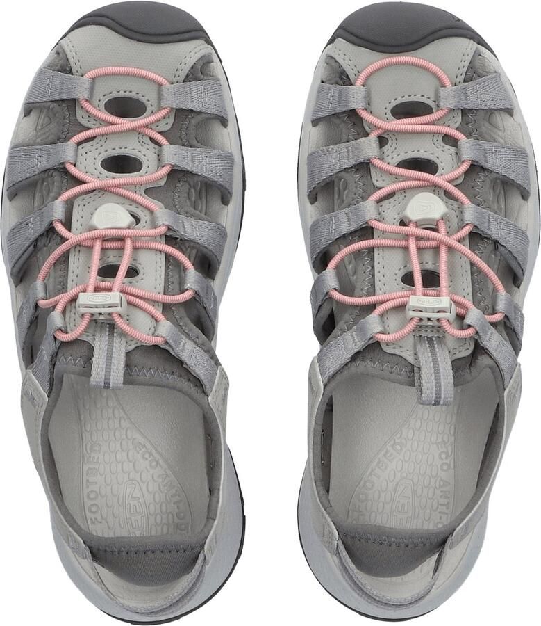 Keen Astoria West Dames Wandelsandalen Grey Coral Grijs Gerecyclede PET flessen - Foto 3