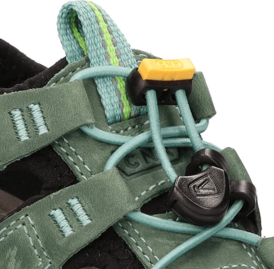 Keen Clearwater Dames Wandelsandalen Mineral Blue Yellow Aqua Leer K1014371 - Foto 3