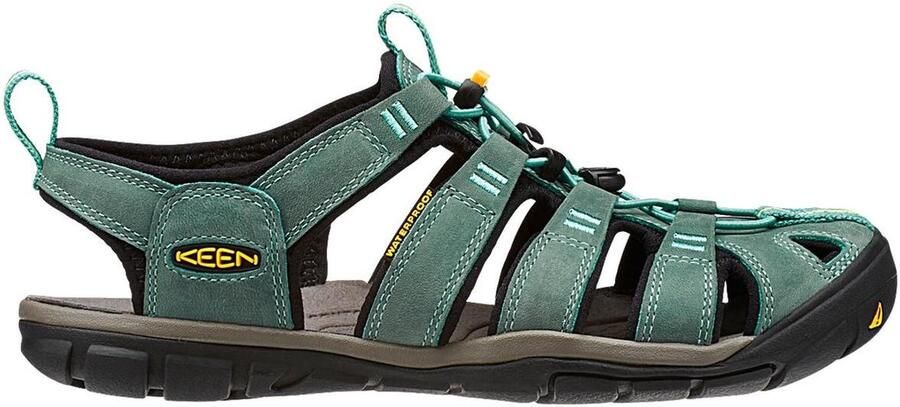 Keen Clearwater Dames Wandelsandalen Mineral Blue Yellow Aqua Leer K1014371 - Foto 11