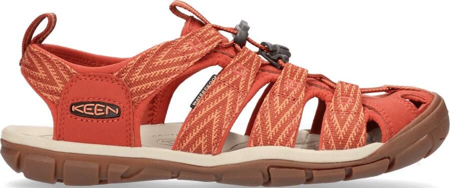 Keen Clearwater Dames Wandelsandalen Brick Dust Pheasant Rood Polyester K1025123