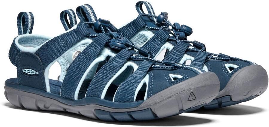 Keen Clearwater Dames Wandelsandalen Navy Blue Glow Blauw Polyester K1022965 - Foto 2