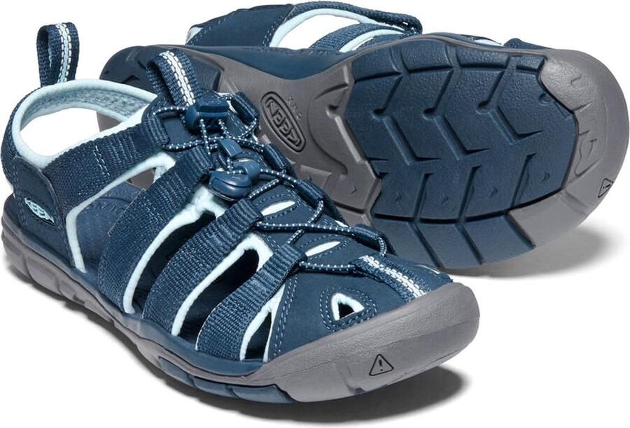 Keen Clearwater Dames Wandelsandalen Navy Blue Glow Blauw Polyester K1022965 - Foto 2