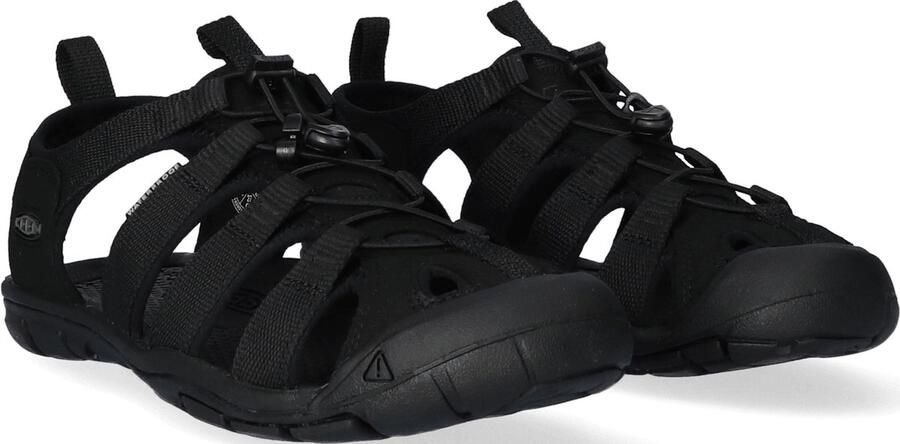 Keen Clearwater CNX Heren Wandelsandalen Triple Black Zwart Polyester K1026311 - Foto 9