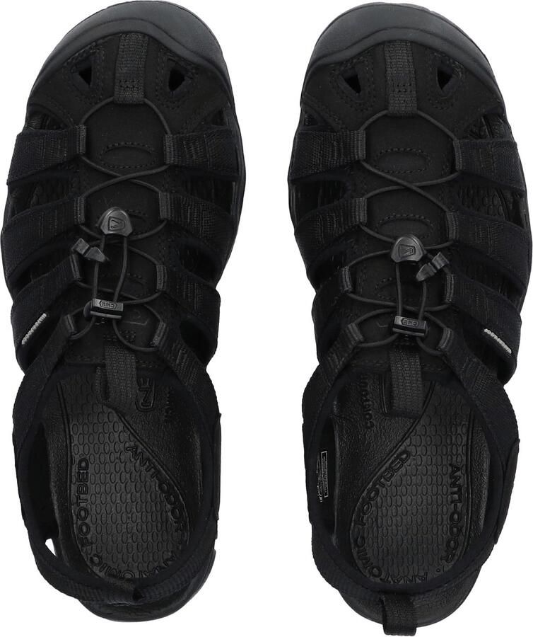 Keen Clearwater CNX Heren Wandelsandalen Triple Black Zwart Polyester K1026311 - Foto 4