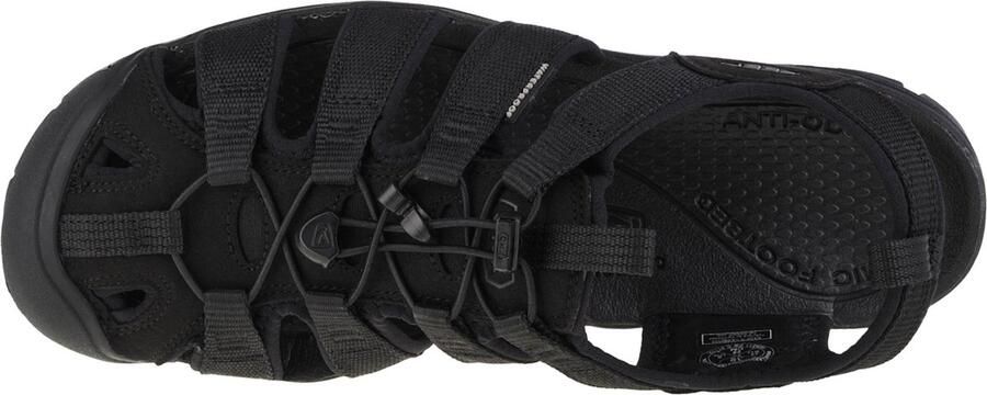 Keen Clearwater CNX Heren Wandelsandalen Triple Black Zwart Polyester K1026311 - Foto 13