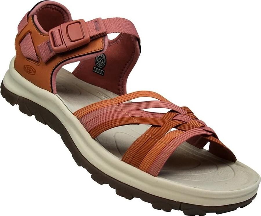 Keen damesschoenen voor wandelen Damessandalen Terradora II met bandjes en open teen Redwood Pheasant