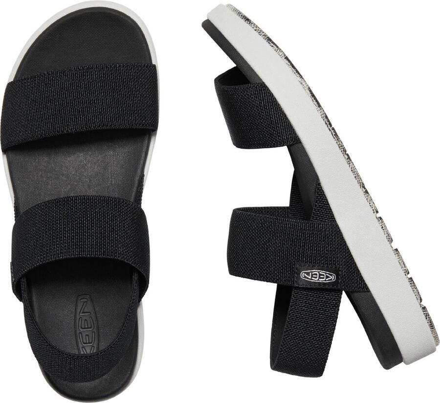 Keen Elle Backstrap Dames Sandalen Black Zwart Gerecyclede PET flessen K1022620 - Foto 4