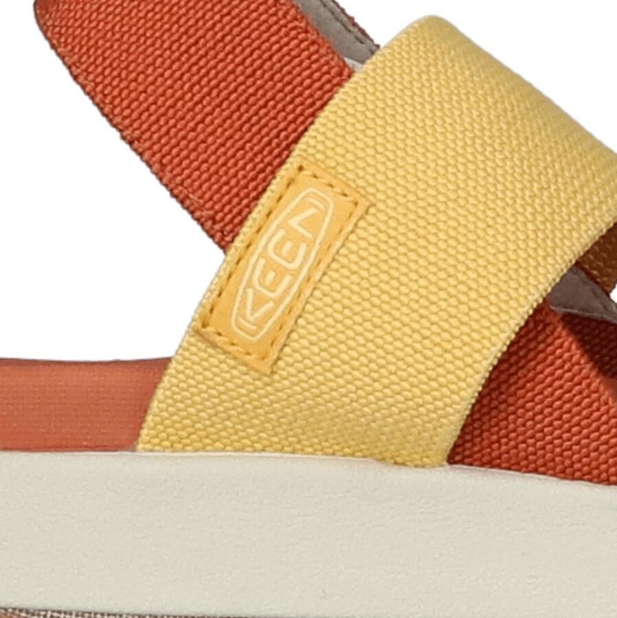 Keen Elle Backstrap Dames Sandalen Fossil Orange Silver Birch Oranje Gerecyclede PET flessen K1026041 - Foto 2