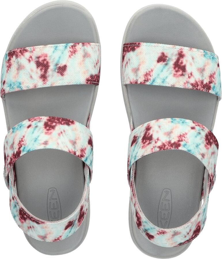 Keen Elle Backstrap Dames Sandalen Andorra Tie Dye Wit Gerecyclede PET flessen K1026043 - Foto 5