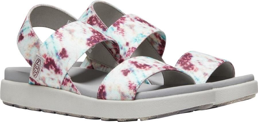 Keen Elle Backstrap Dames Sandalen Andorra Tie Dye Wit Gerecyclede PET flessen K1026043 - Foto 11