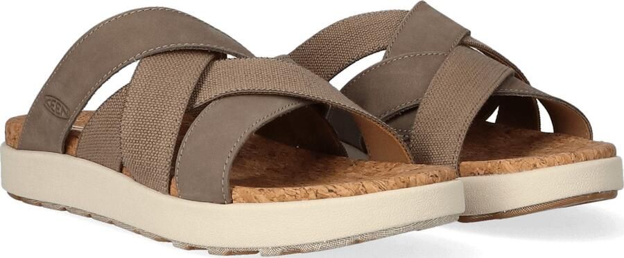 Keen Elle Mixed Slide Dames Slippers Brindle Birch - Foto 6